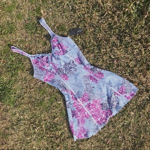 floral slip dress